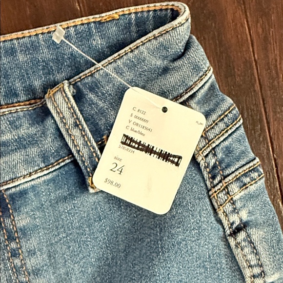 NWT Free People We The Free Blue Flared Jeans Size 24 - Picture 7 of 12